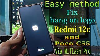 Flash Redmi 12C via Miflash Pro || Flash Poco C55 via Miflash Pro