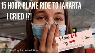FLYING FROM CANADA TO JAKARTA IN 2021 ( vlog 1)