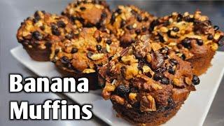 Banana Muffins with OverLoad toppings