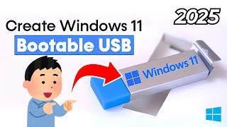 STOP Using Old Methods! Create a Windows 11 Bootable USB in 2025 FAST (No Errors!) 