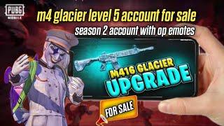 M416 GLACIER LEVEL 5  ACCOUNT FOR SALE | PUBG BGMI ACCOUNT FOR SALE IN LOWEST PRICE 