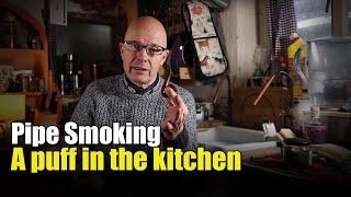 A smoke in the kitchen