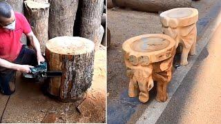 Wood carving Amazing skills and techniques Woodworking Art