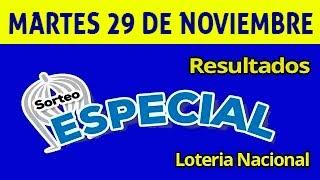 Resultado del sorteo especial del Martes 29 de Noviembre de del 2022.