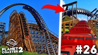 Planet Coaster 2 CRAZY Duelling Roller Coasters in my Theme Park!