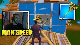 Mongraal Flexing Maximum Editing Speed with FNCS Pickaxe