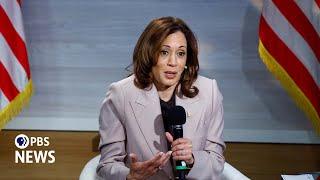 WATCH: Harris participates in National Association of Black Journalists event in Philadelphia