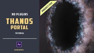 Thanos portal effect with project file [NO PLUGIN][AFTER EFFECTS TUTORIAL]