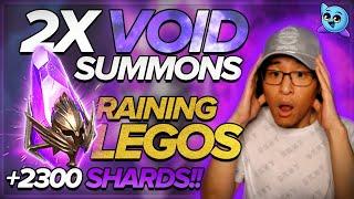 RAINING LEGOS! 2300+ VOID SHARD SUMMONS! 2X EVENT | RAID Shadow Legends