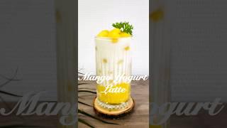 Making EASY Mango   Greek Yogurt LATTE ️ #mango