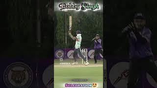 BOBBY SINGH UNBELIEVABLE SELIBRETHION || #cricket #tennisballcricket #shorts #trending