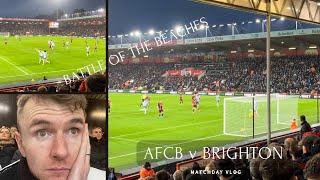 SEAGULLS SURVIVE LATE CHERRIES SIEGE: AFC BOURNEMOUTH V BRIGHTON MATCHDAY VLOG