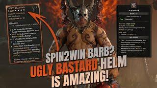 Ugly Bastard Helm is AMAZING! Spin2Win Barb? Diablo 4 Vessel of Hatred