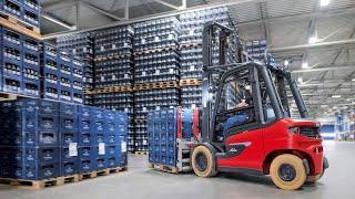 Full e-power: The Linde X35 in action | Linde Material Handling