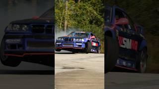 Almost both wheels off the ground! #adamlz #drifting #bmw #e36