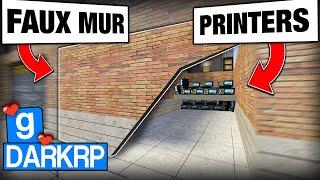 FAUX MUR DE ZINZIN La Police Devient FOU Devant mes Printers ! Gmod DarkRP