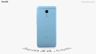 Xiaomi Redmi 5 Light Blue 3D model by 3DModels.org