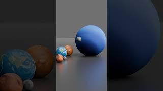 planet bouncing | Solar System Planet Size Comparison 3D