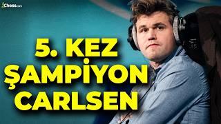 FİNALLERİN ADAMI! Magnus Carlsen Üst Üste 5. Kez Şampiyon Olmayı Başardı!