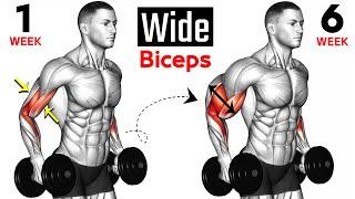 أقوى تمرين لتضخيم عضلة البايسبس بسرعة وبسهولة - Wider biceps workout