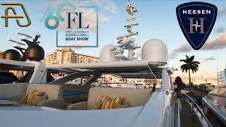 FLIBS 2019 - HEESEN Yachts  - "Man of Steel" 37M (121 ft) Yacht - 3700 Series - newly refitted