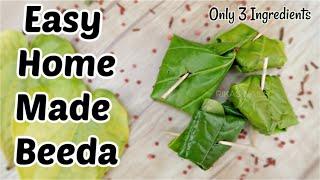 Homemade Sweet Beeda Recipe | Beeda With Less Ingredients