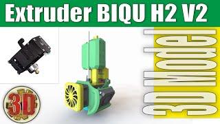 Extruder BIQU H2 V2 for 3D Printer UNI 250 (UNI2.3)