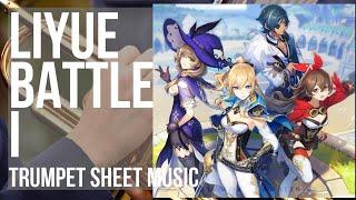 Trumpet Sheet Music: How to play Liyue Battle I (Genshin Impact) by Yu Peng Chen