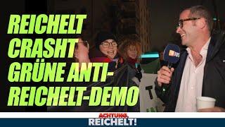 Hass, Hetze, Nasenringe! Reichelt crasht grüne Anti-Reichelt-Demo! 