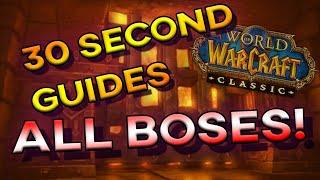 30 second guides - Blackwing Lair - Compilation, All bosses (not 30 seconds)