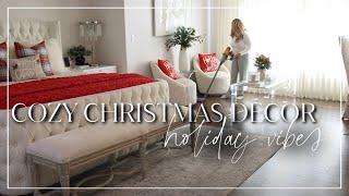 Cozy Christmas Vibes | Bedroom & Dining Room Holiday Decor! #CleanAndDecorateWithMe