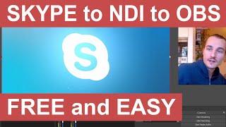 How to Stream Skype video conference in OBS with NDI