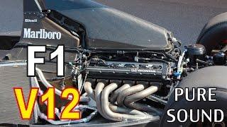 F1 V12 Start Engine Sound Compilation  (HONDA, FERRARI, LOTUS,...)