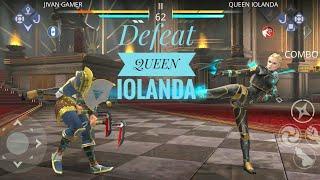 LEVEL 17 BOSS BATTLE BEAT QUEEN IOLANDA SHADOW FIGHT 3 / shadow fight 3 how to defeat queen iolanda