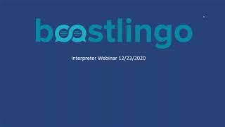 Boostlingo Technology 2020 at a Glance  Join us for a Review and QA on All things Boostlingo