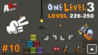 ️One Level 3: Stickman Jailbreak - Gameplay#10 (level 226-250)