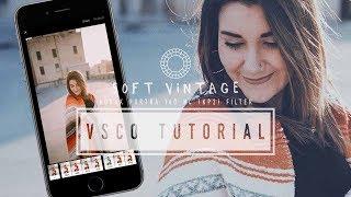 VSCO TUTORIAL How To Edit VSCO KODAK PORTRA 160 NC (KP2) Filter