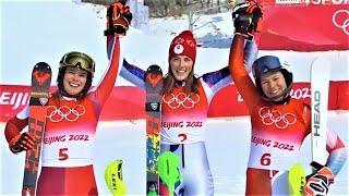 Petra VLHOVÁ - Takes GOLD!!! - Slalom (Run 2) - Beijing CHN - 2022