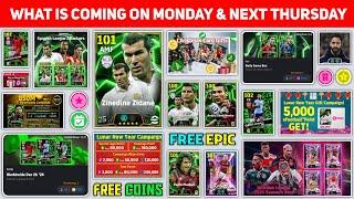 Free Coins, Free Epics & New Campaign  | What Is Coming On Monday & Next Thursday In eFootball 2025