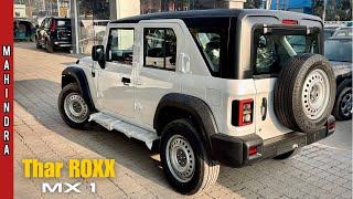 New Mahindra Thar ROXX 2025  MX1 Base Model @ Rs 12.99L | White Colour - Detailed Review!