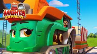 Farmer Faye’s Special Movie Night Delivery + MORE! | Mighty Express | Cartoons for Kids