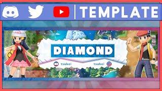 Pokémon Brilliant Diamond & Shining Pearl | Banner Templates 4 Twitter, YouTube, Discord