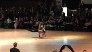 Exhibition dancing Dutch open 2014 world champions: Gerhard van Rooyen & Amor Kruger