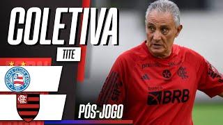 TITE AO VIVO! Pós-jogo de Bahia x Flamengo com entrevista do técnico | IMAGENS: FLA TV