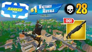 Fortnite Ranked Reload | High Kill Solo vs Squads OG Gameplay (Keyboard & Mouse)