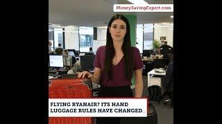 Flying Ryanair? It's just changed its hand luggage rules