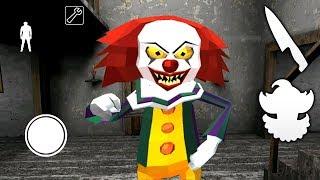 ЗЛОЙ КЛОУН СОСЕД ГРЕННИ - Clown Neighbor Granny Escape