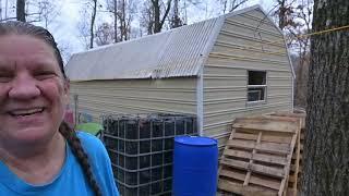 Vlogmas Day 10 Lets Build A Chicken Coop!