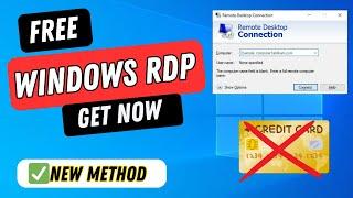 Create Free Windows RDP Without Credit Card | SigmaCloud Tutorial