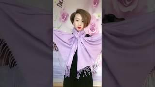 how to wear scarf and make style #fashiontrends #beauty #trendingshorts #